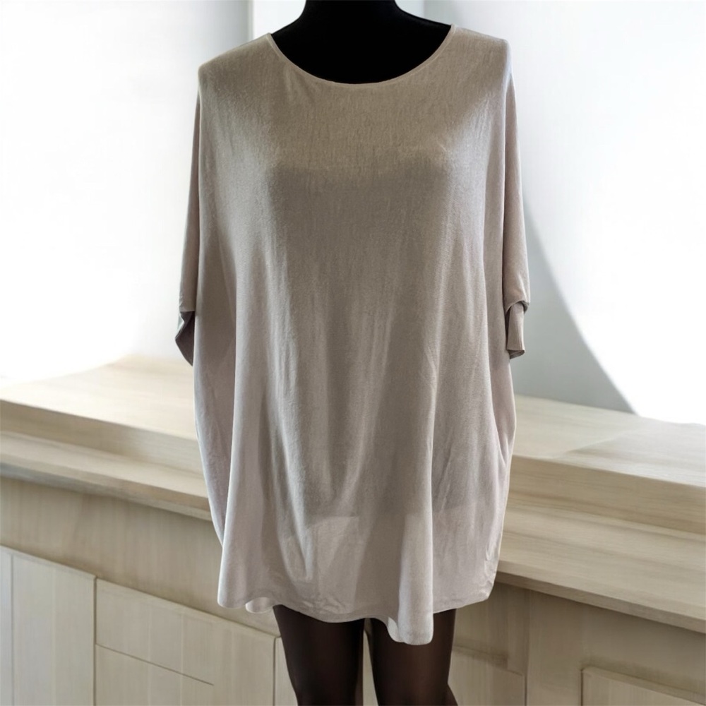 ❣️Vintage❣️ LC Lauren Conrad Light Beige Tunic Top